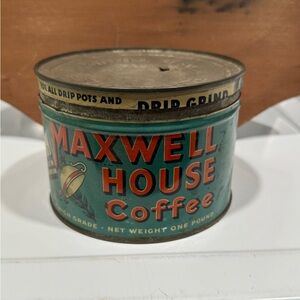 Vintage Maxwell House Coffee Tin